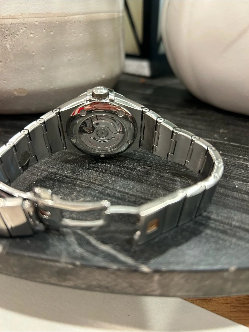 Omega wristwatch stainless